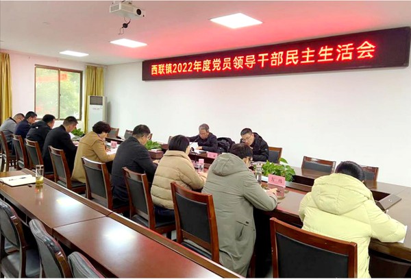 李虎生参加指导西联镇民主生活会.png